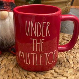 Rae Dunn “UNDER THE MISTLETOE” Mug